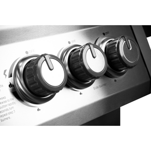 Dellonda 4+1 Burner Deluxe Gas BBQ Grill with Piezo Ignition & Thermometer - Stainless Steel