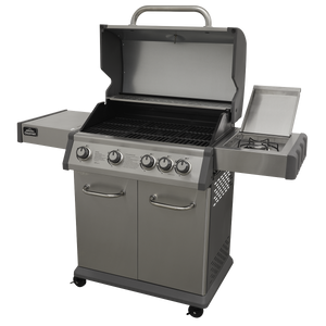 Dellonda 4+1 Burner Deluxe Gas BBQ Grill with Piezo Ignition & Thermometer - Stainless Steel