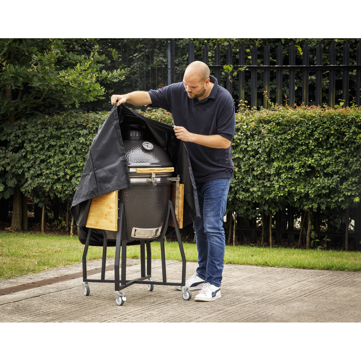 Dellonda Water-Resistant Kamado BBQ Cover for DG159 (DG183)