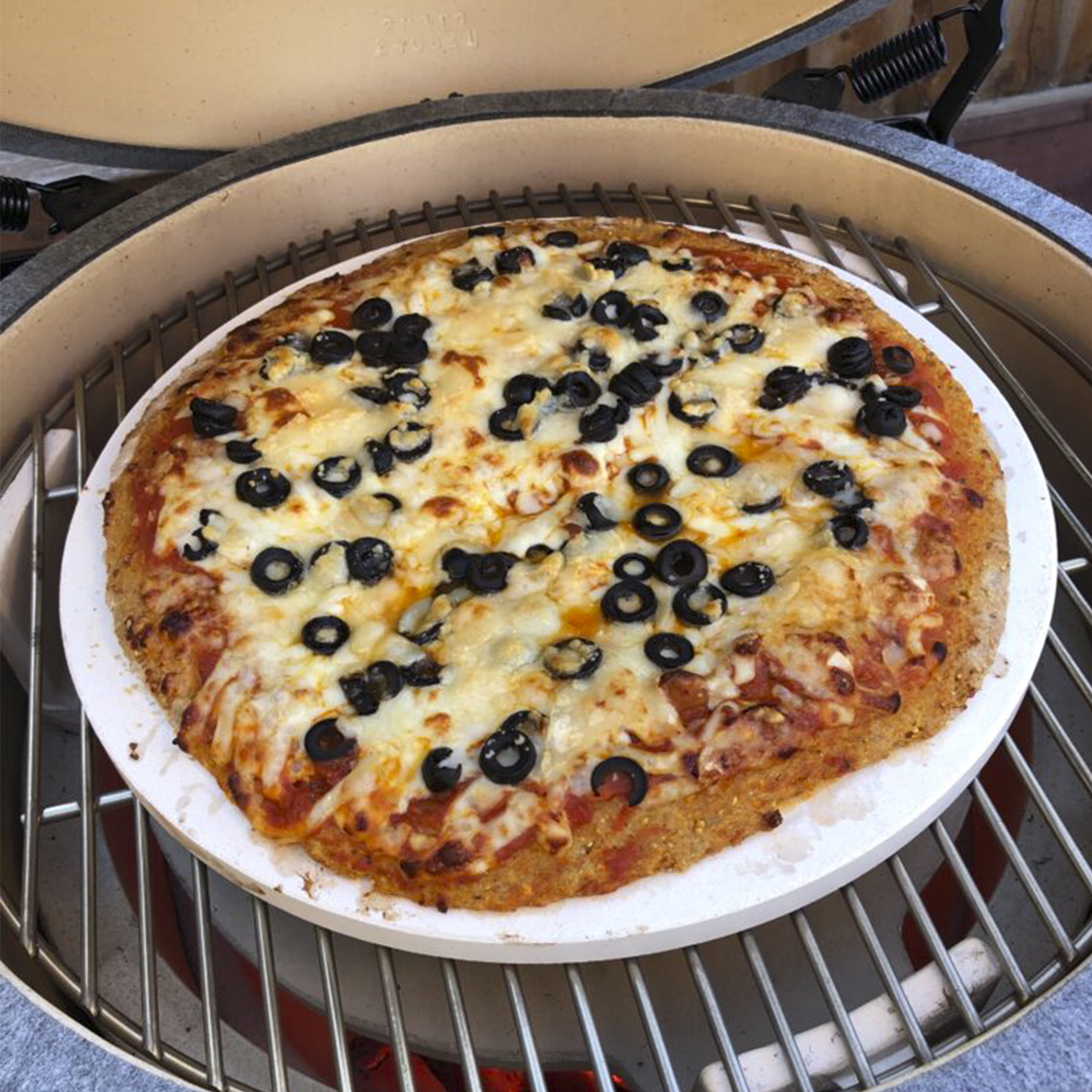 Dellonda Pizza Stone for Kamado BBQs 15" (DG184)