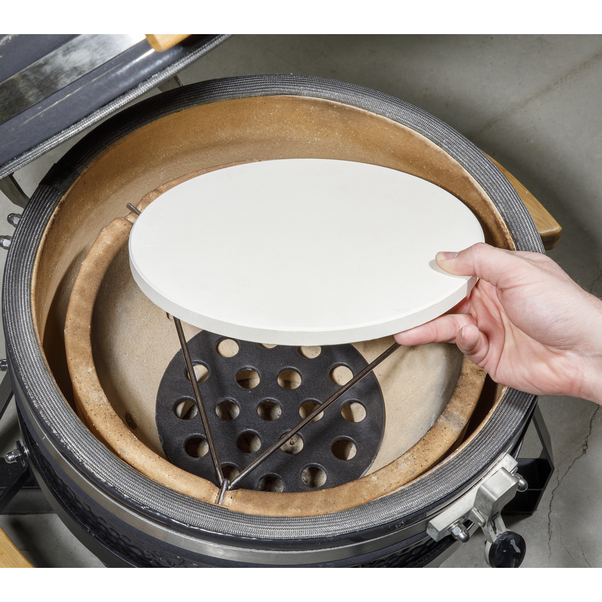 Dellonda Heat Deflector Support for Kamado BBQs (DG187)
