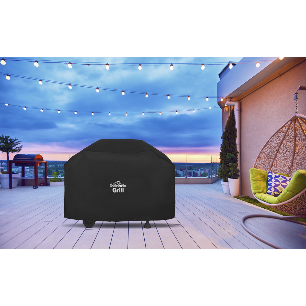 Dellonda PVC Water-Resistant BBQ Cover for DG14, Black (DG19)