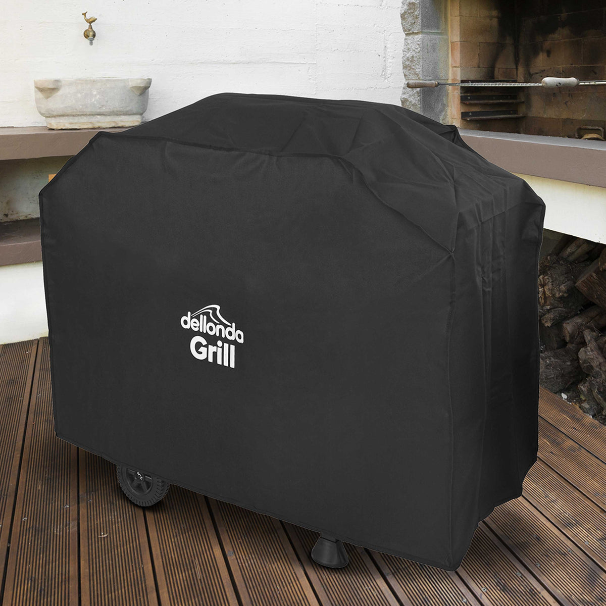 Dellonda PVC Water-Resistant BBQ Cover for DG14, Black (DG19)