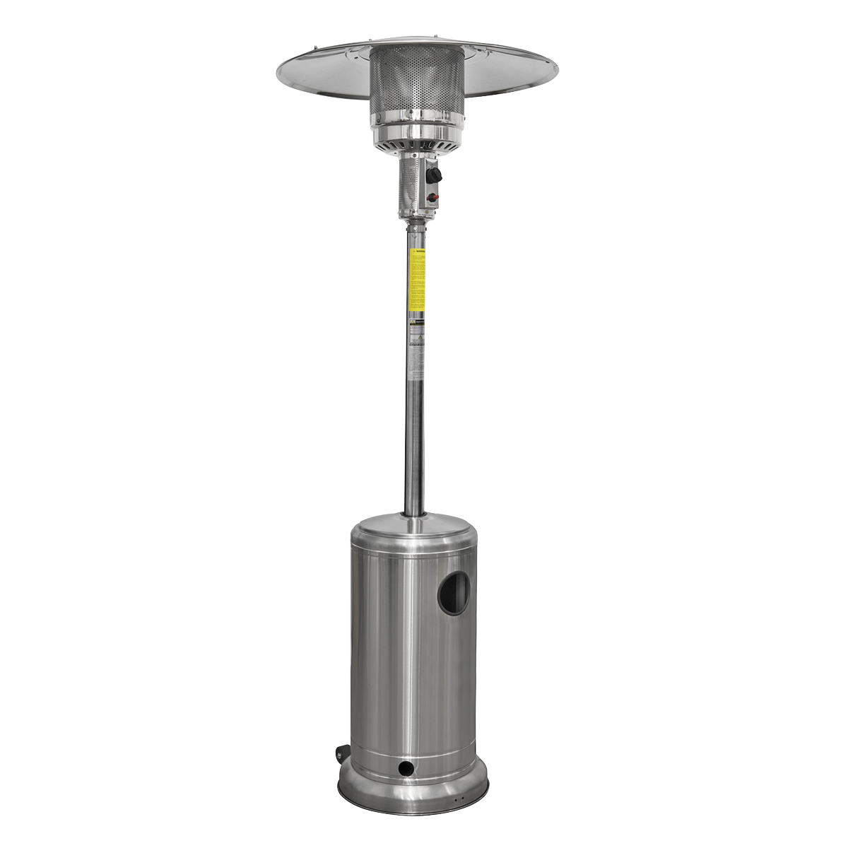 Dellonda Outdoor Garden Gas Patio Heater 13kW Commercial & Domestic Use, Stainless Steel