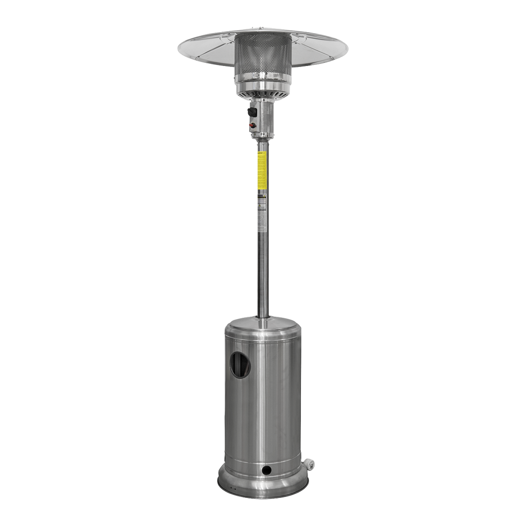 Dellonda Freestanding Gas Patio Heater 13kW Stainless Steel
