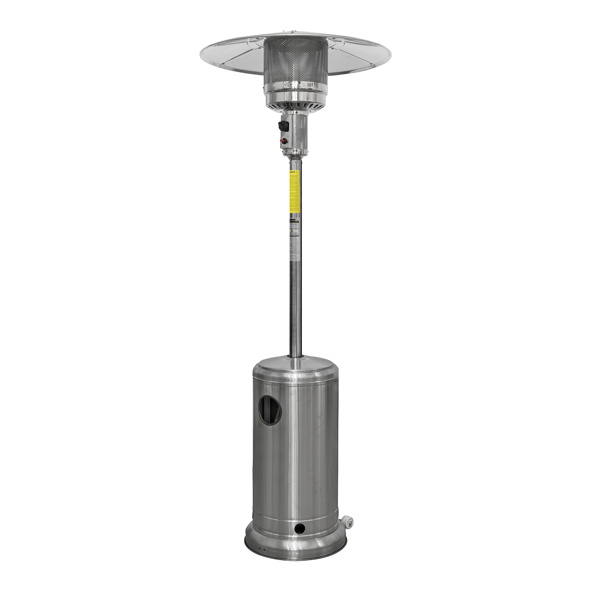 Dellonda Freestanding Gas Patio Heater 13kW Stainless Steel