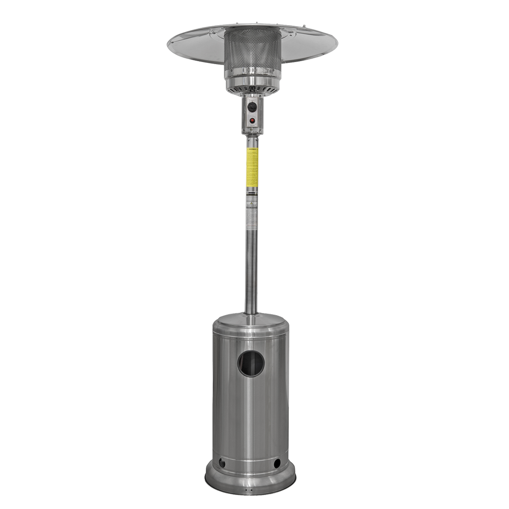 Dellonda Freestanding Gas Patio Heater 13kW Stainless Steel