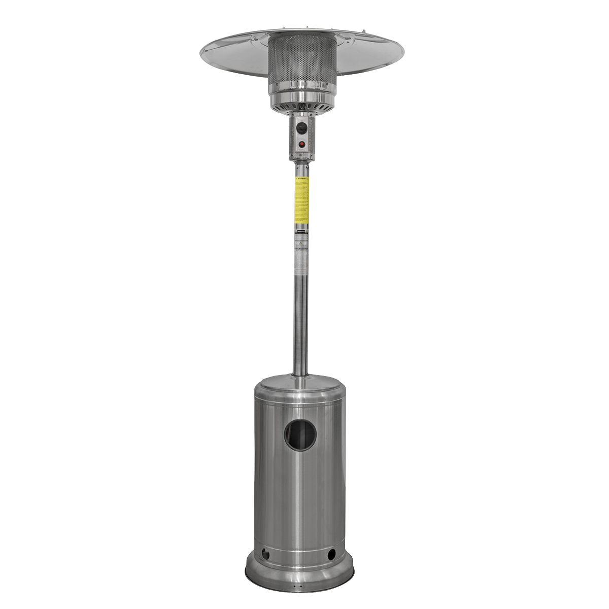 Dellonda Freestanding Gas Patio Heater 13kW Stainless Steel