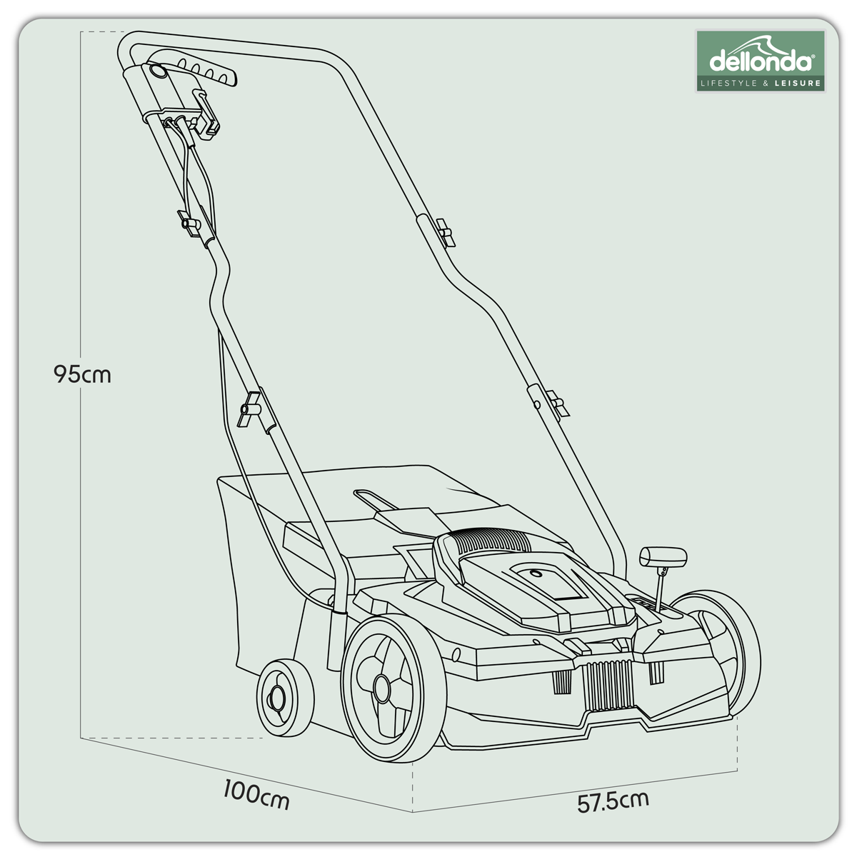Dellonda Electric 2-in-1 Scarifier & Rake 36cm, 1500W (DG216)