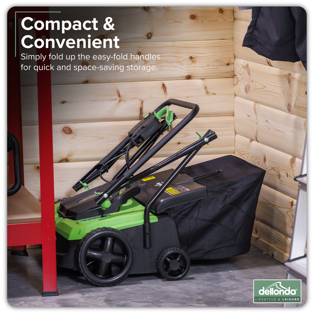 Dellonda Electric 2-in-1 Scarifier & Rake 36cm, 1500W (DG216)