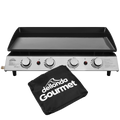 Dellonda 4 Burner Portable Gas Plancha & Cover