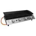 Dellonda 4 Burner Portable Gas Plancha 10kW, Stainless Steel (DG23) (Factory Refurbished A)