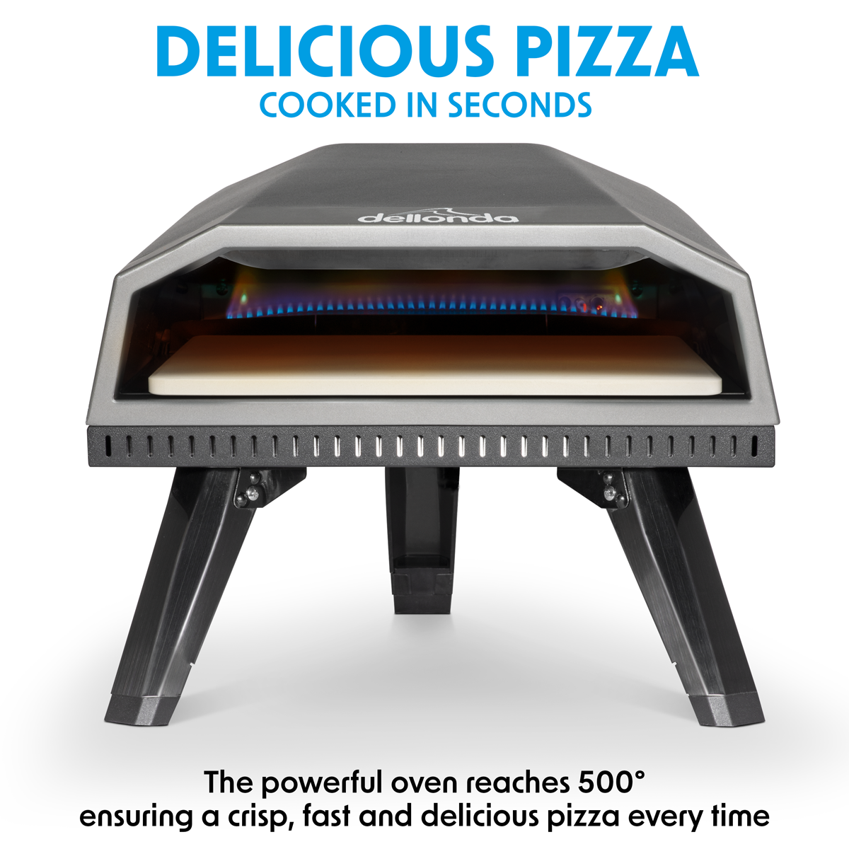 Dellonda Gas Pizza Oven with Cover/Carry Bag (DG257)