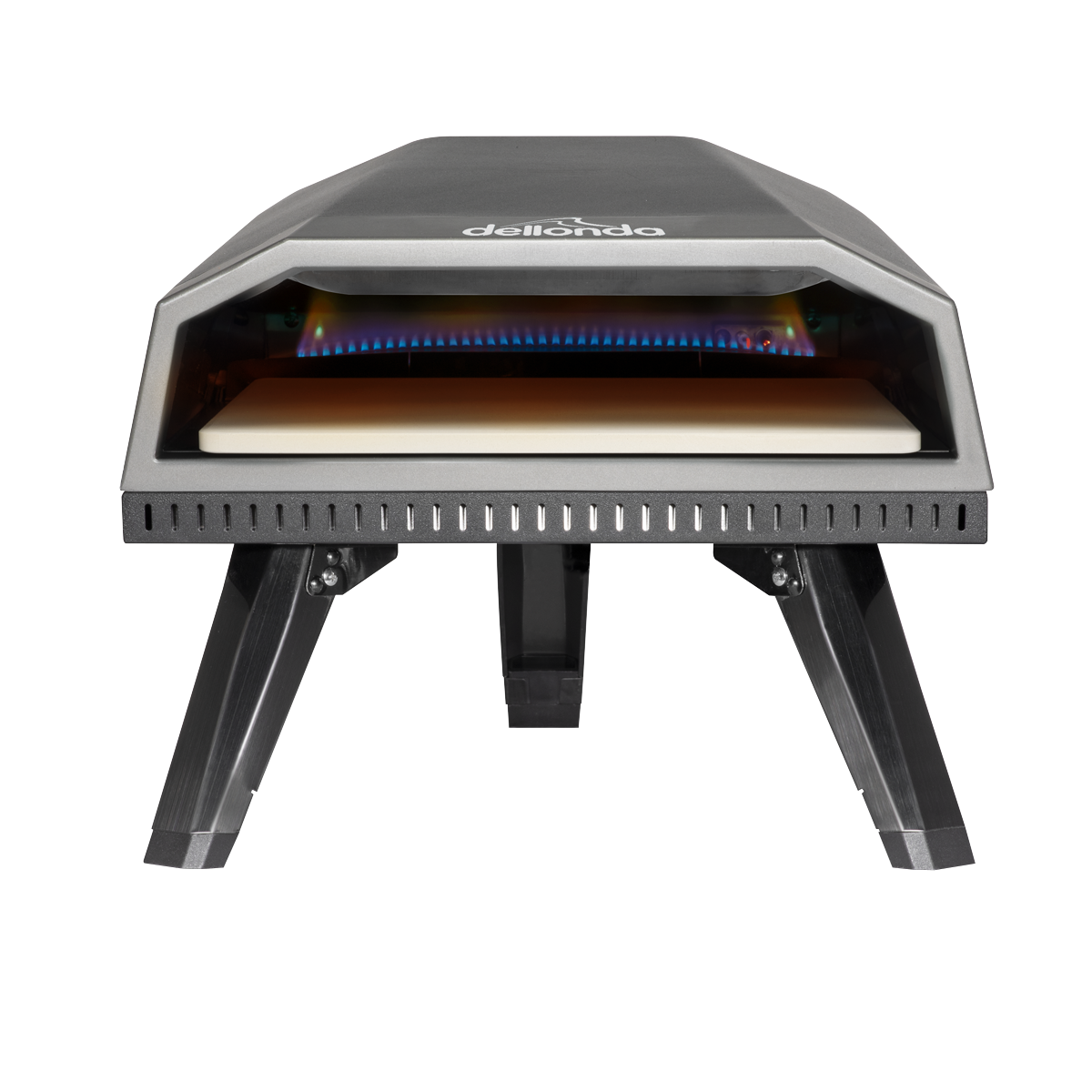Dellonda Gas Pizza Oven with Water-Resistant Cover/Carry Bag & 12" Pizza Peel