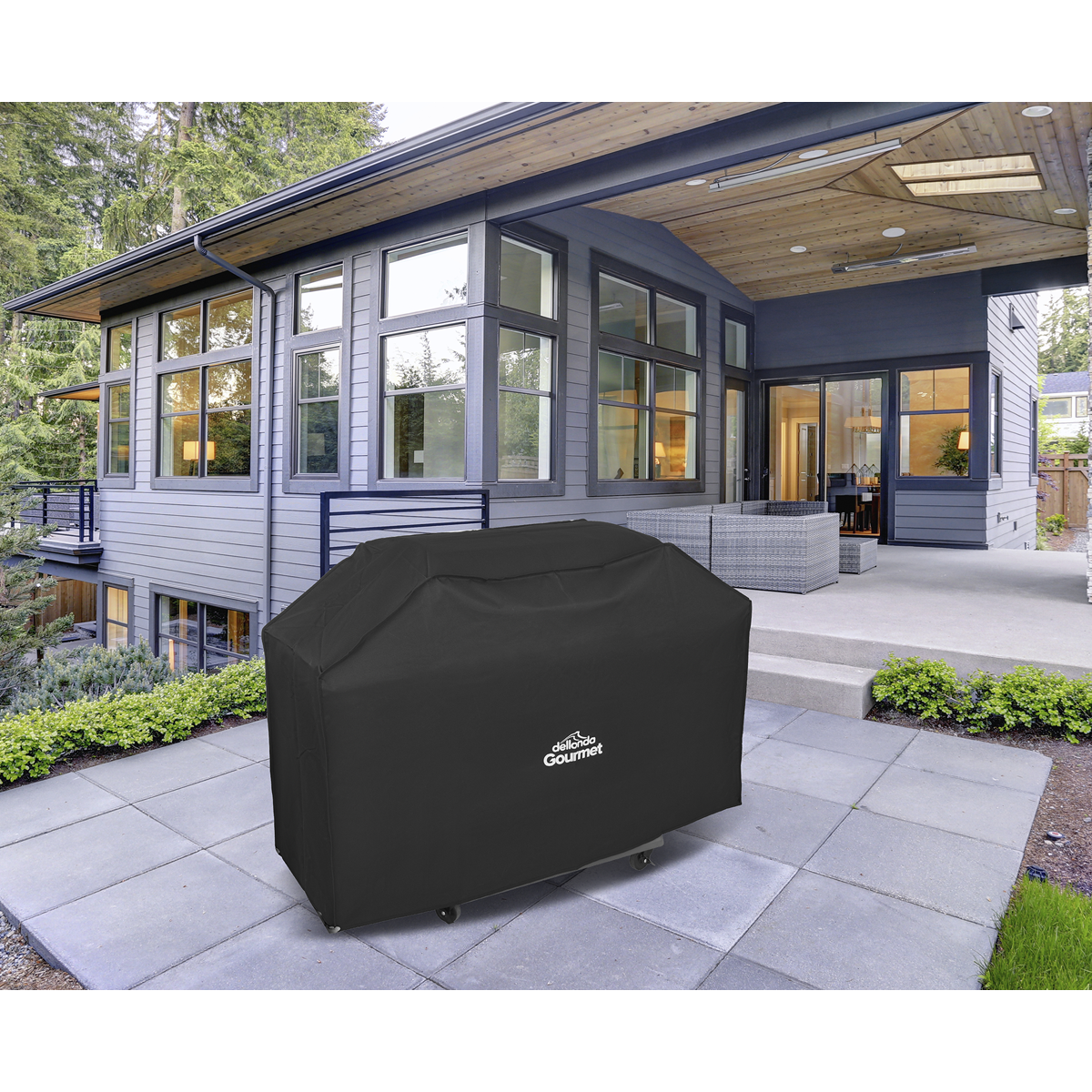 Dellonda PVC Water-Resistant BBQ Cover for DG17