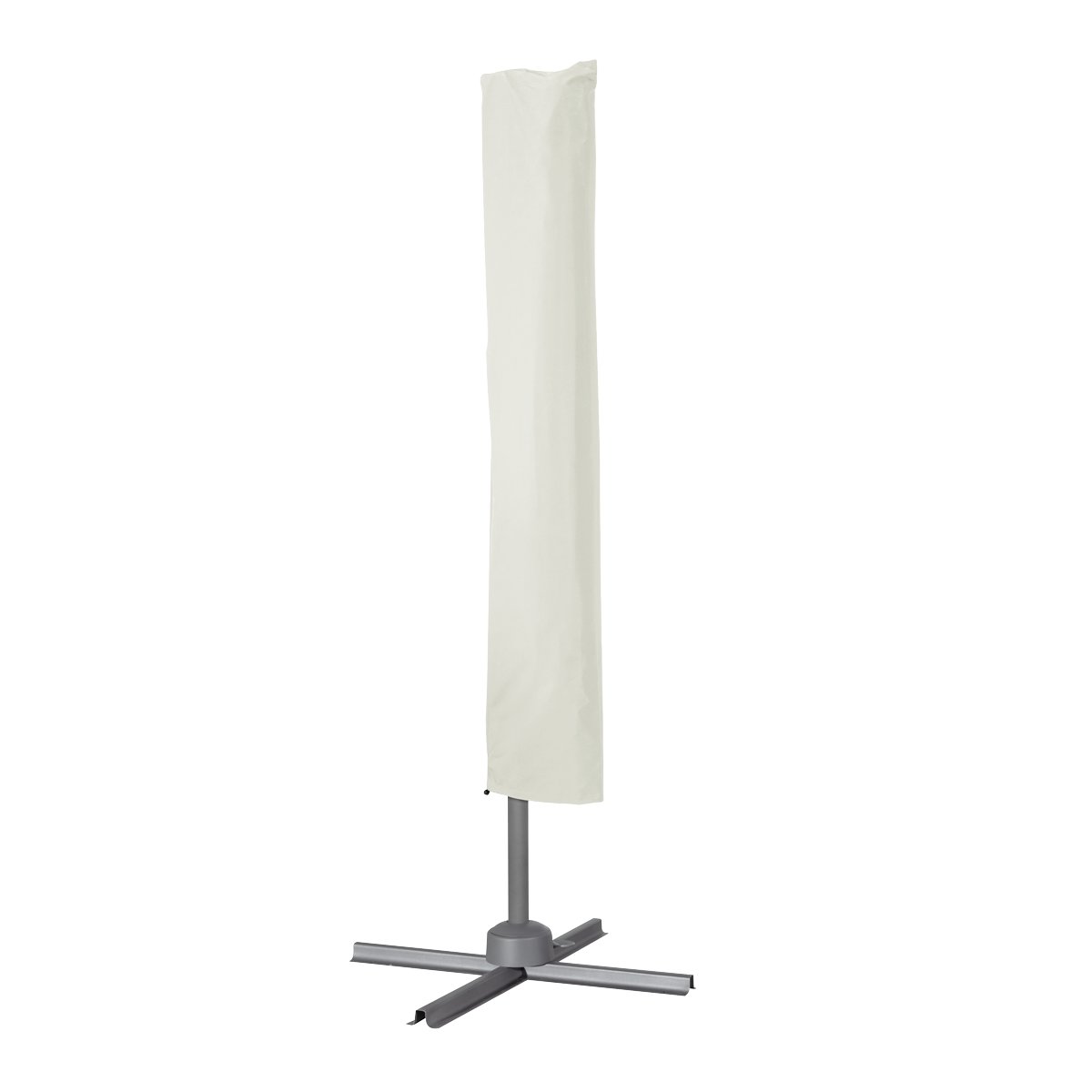 Dellonda Cantilever Parasol with Cover 3m, 360° Rotation, Cream (DG268)