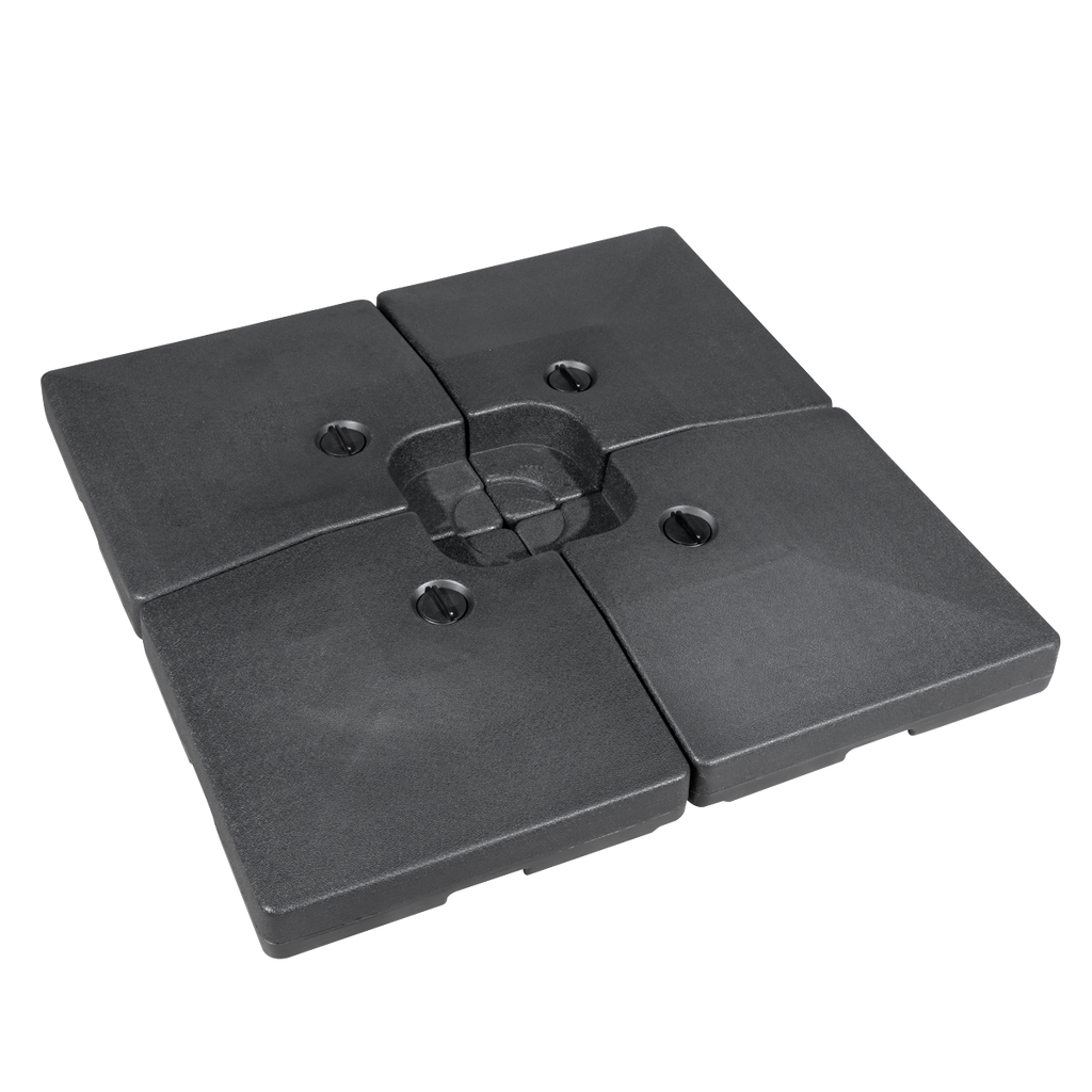Dellonda Fillable Parasol Base 4pc, 42L, Black (DG269)
