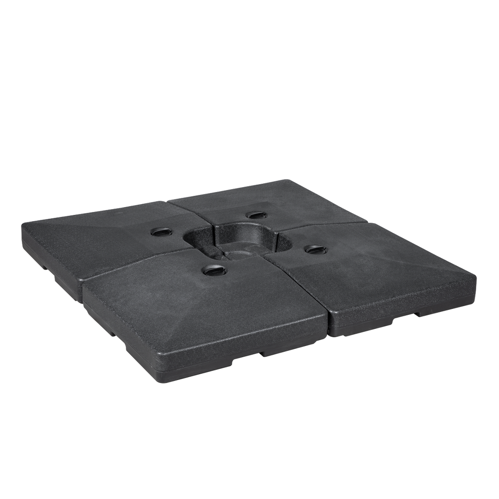 Dellonda Fillable Parasol Base 4pc, 42L, Black (DG269)