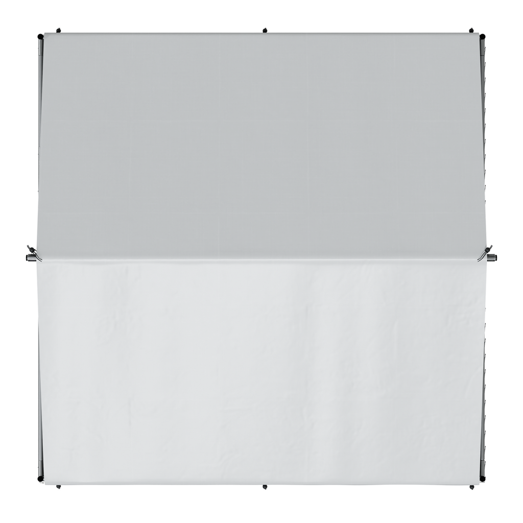 Dellonda Galvanised Steel Dog Kennel with Roof Cover, 2x2x1.5m (DG281)