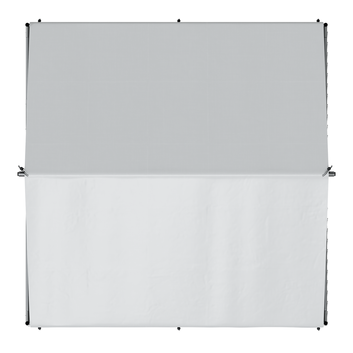 Dellonda Galvanised Steel Dog Kennel with Roof Cover, 2x2x1.5m (DG281)