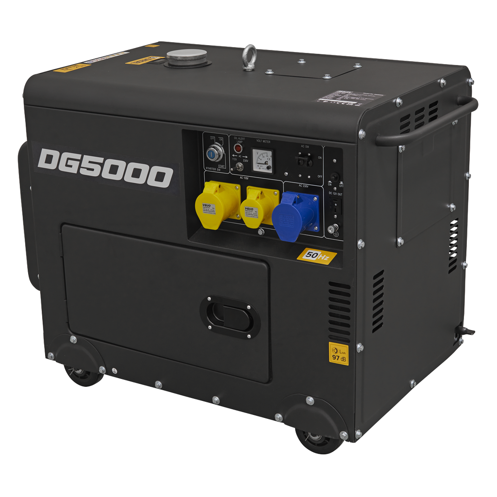 5000W Generator 4-Stroke Engine 110/230V