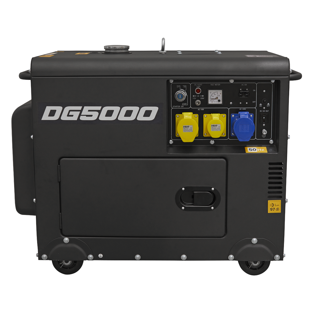 5000W Generator 4-Stroke Engine 110/230V