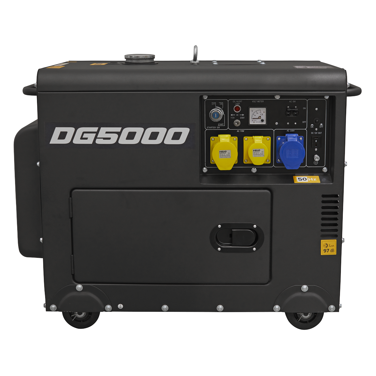 5000W Generator 4-Stroke Engine 110/230V