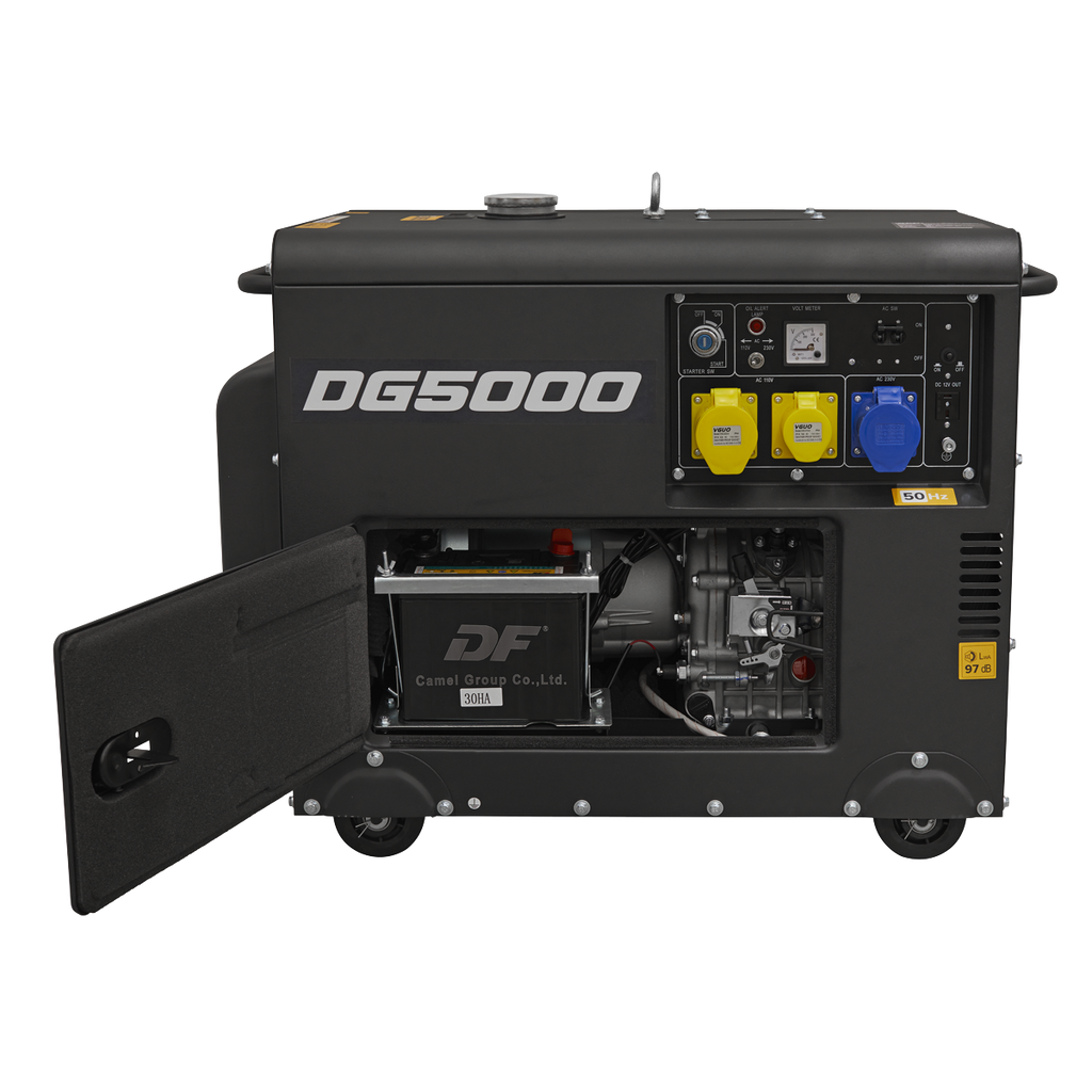 5000W Generator 4-Stroke Engine 110/230V