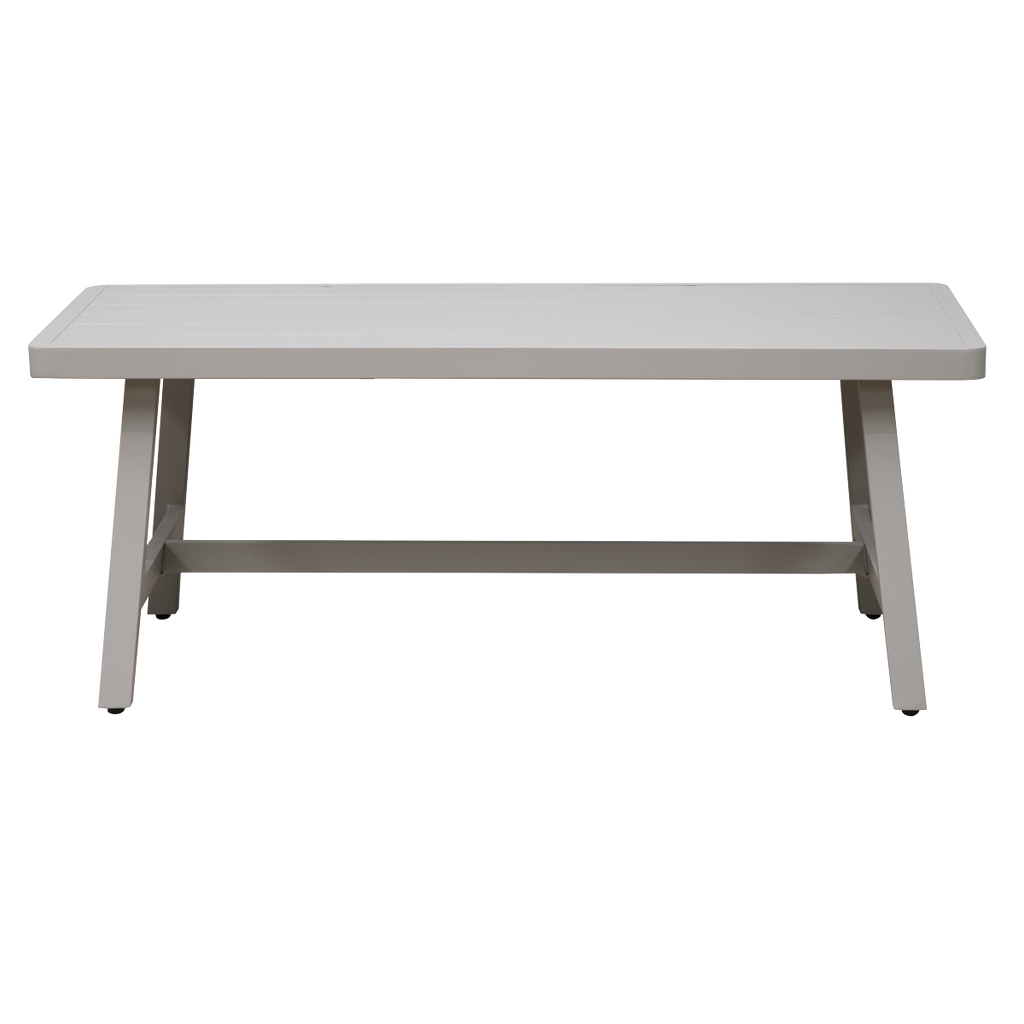 Dellonda Fusion Aluminium Outdoor Corner Sofa & Coffee Table Set 4pc