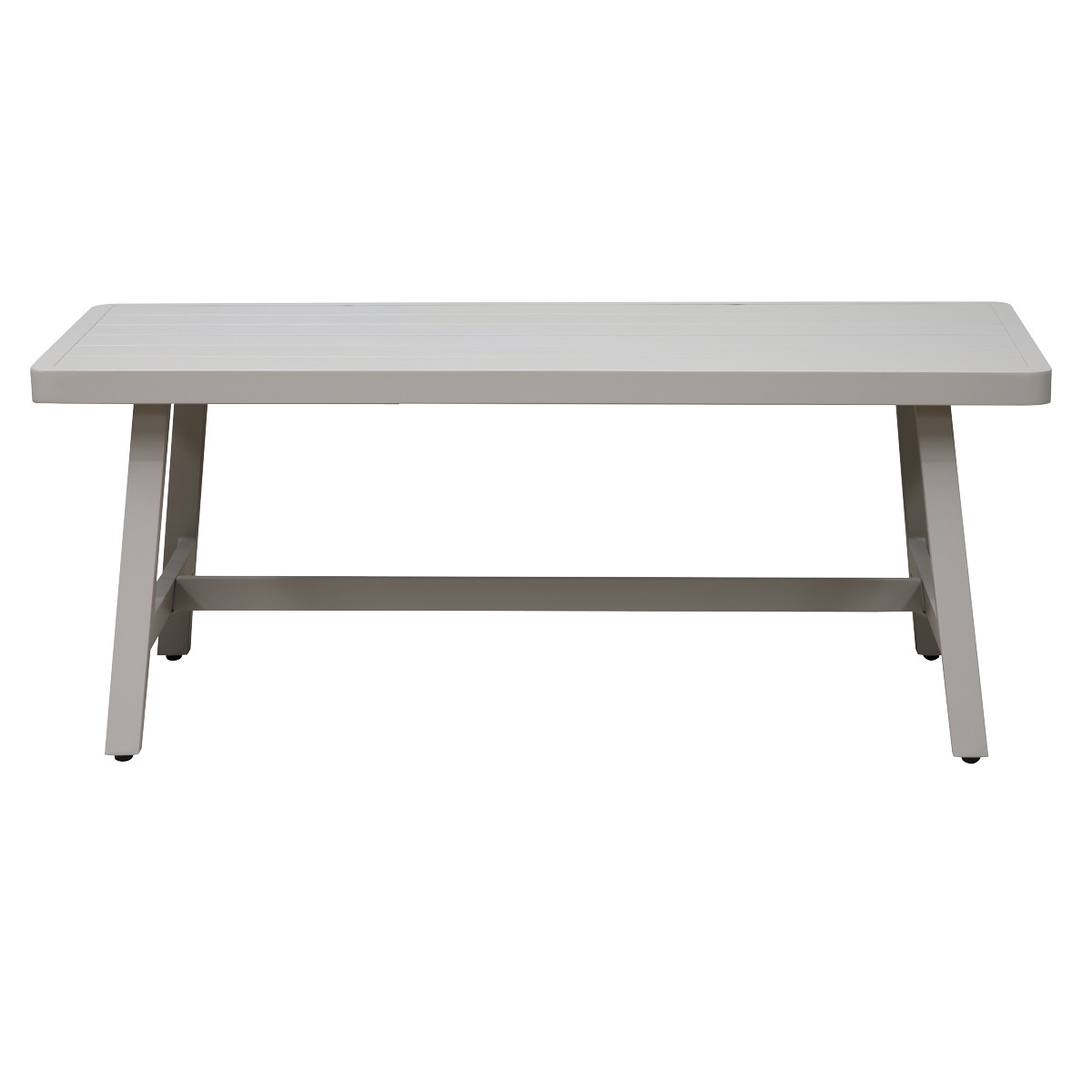 Dellonda Fusion Aluminium Outdoor Corner Sofa & Coffee Table Set 4pc