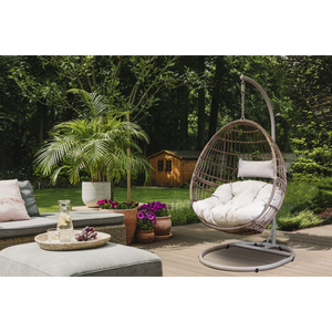 Dellonda Single Swinging Egg Chair with Cushion