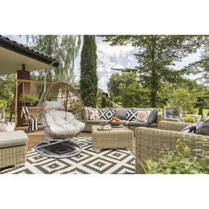 Dellonda Single Swinging Egg Chair with Cushion