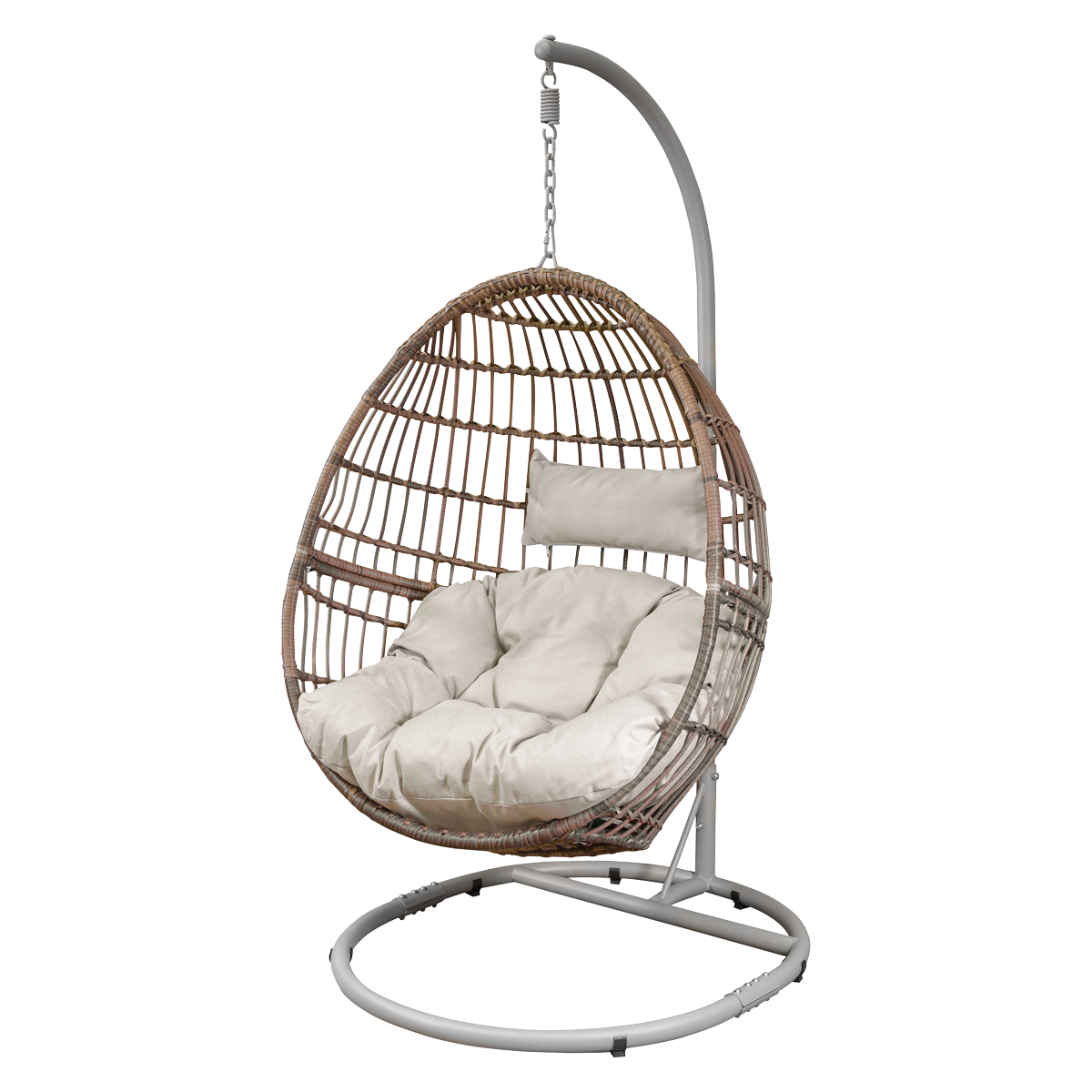 Dellonda Single Swinging Egg Chair with Cushion