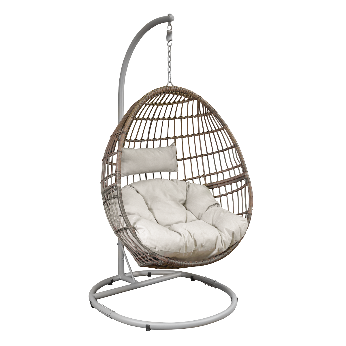 Dellonda Single Swinging Egg Chair with Cushion