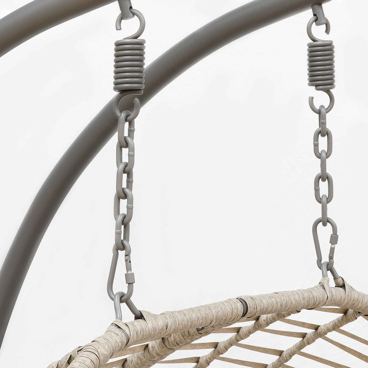 Dellonda Egg Hanging Double Swing Chair with Cushion (DG61)