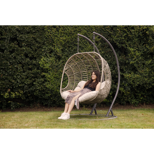 Dellonda Double Swinging Egg Chair with Cushion