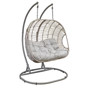 Dellonda Double Swinging Egg Chair with Cushion
