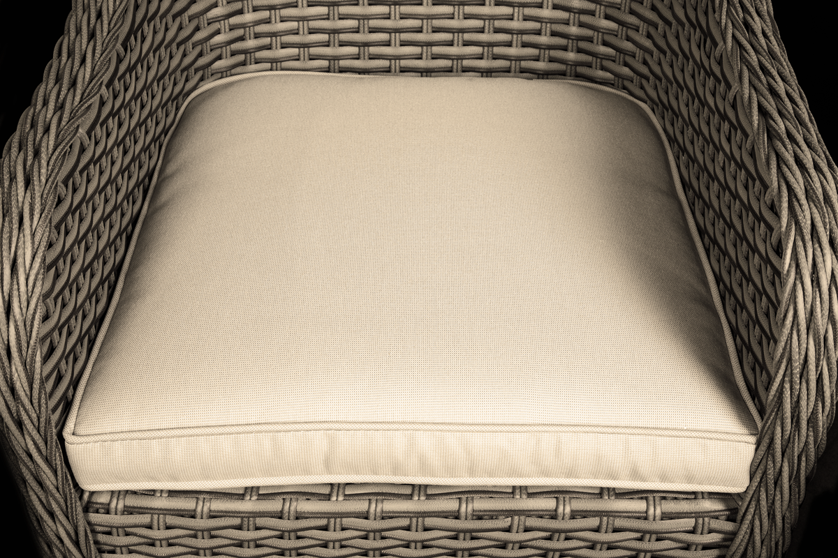 Dellonda DG64 Chester Rattan Wicker Outdoor Garden Dining Chairs, Set of 2, Brown