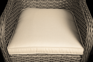 Dellonda DG64 Chester Rattan Wicker Outdoor Garden Dining Chairs, Set of 2, Brown