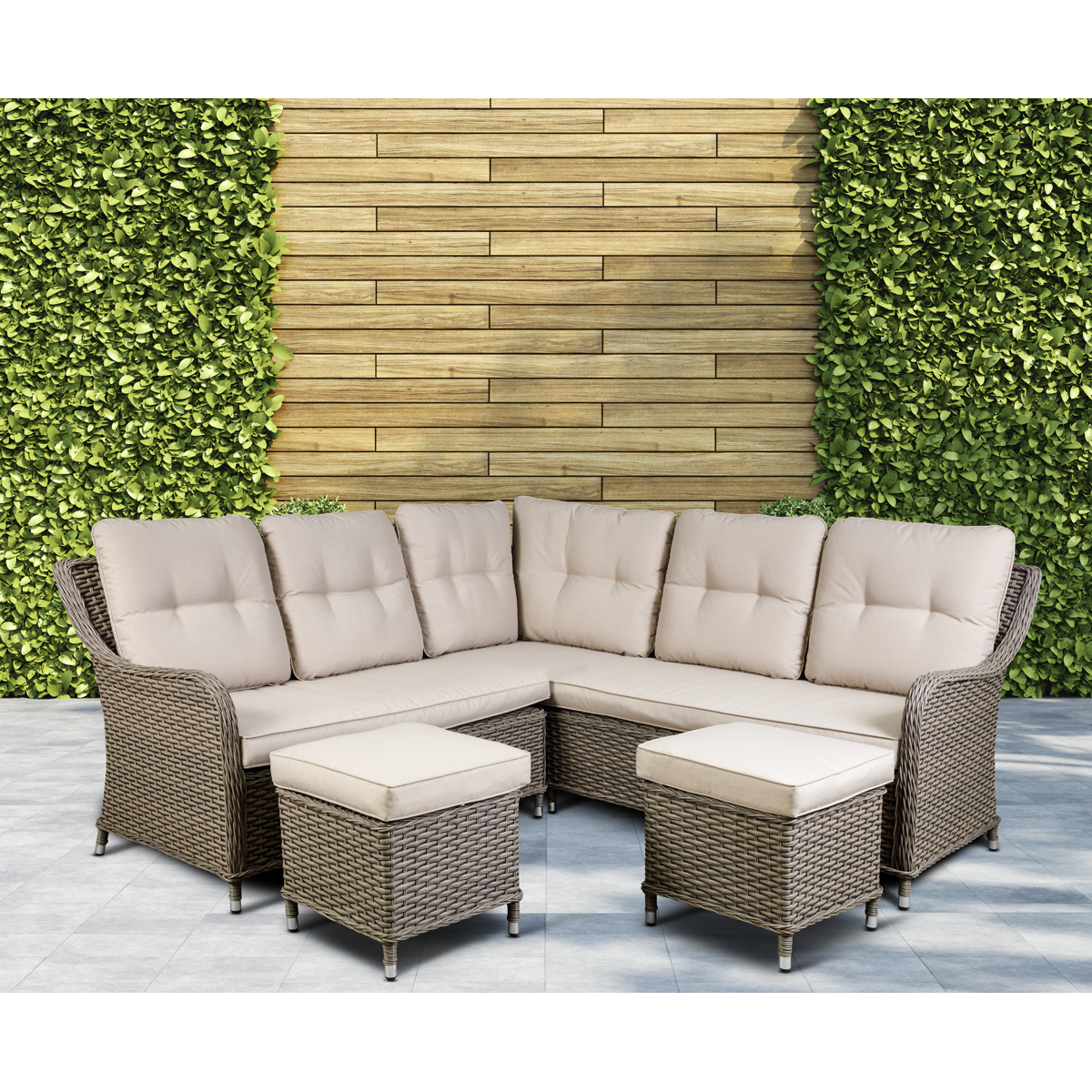 Dellonda Chester Rattan Wicker Outdoor Furniture
