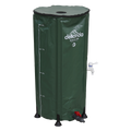 Dellonda Collapsible PVC Garden Water Butt with Lid & Drain Tap, 100L (DG8)