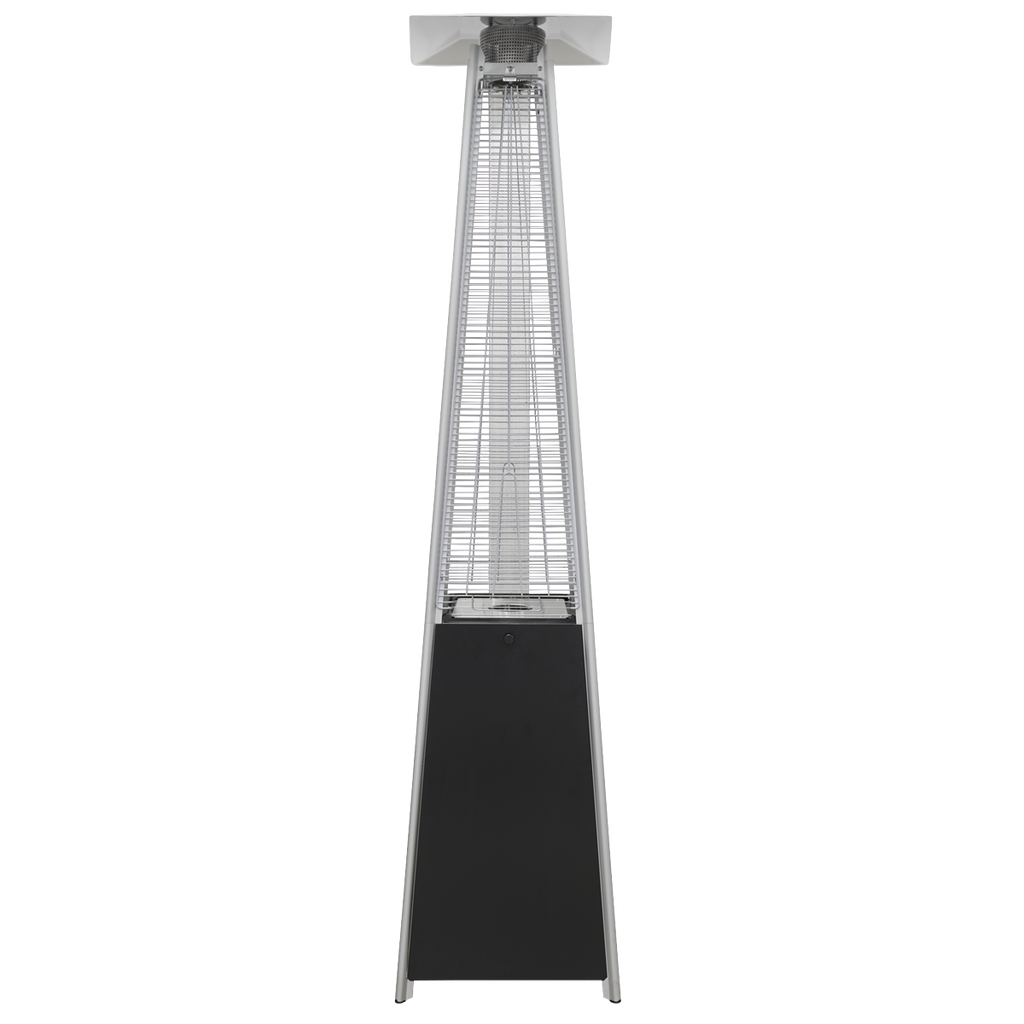 Dellonda Pyramid Gas Patio Heater 13kW, Black (DG98) (Factory Refurbished A)