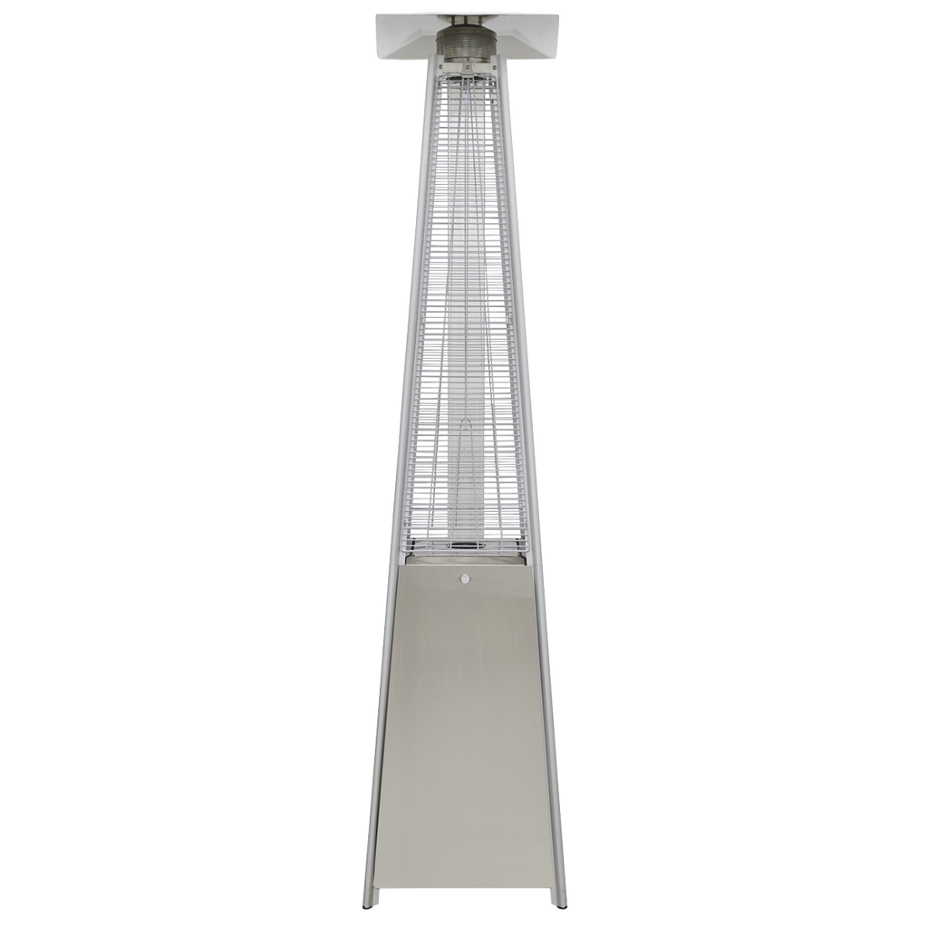 Dellonda Pyramid Gas Patio Heater 13kW, Stainless Steel (DG99)