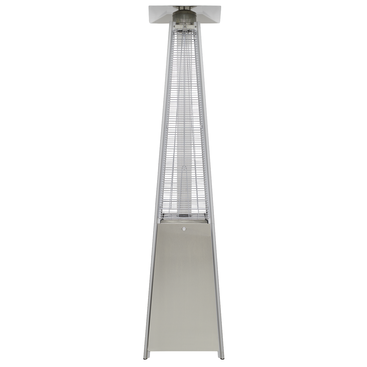 Dellonda Pyramid Gas Patio Heater 13kW, Stainless Steel (DG99)