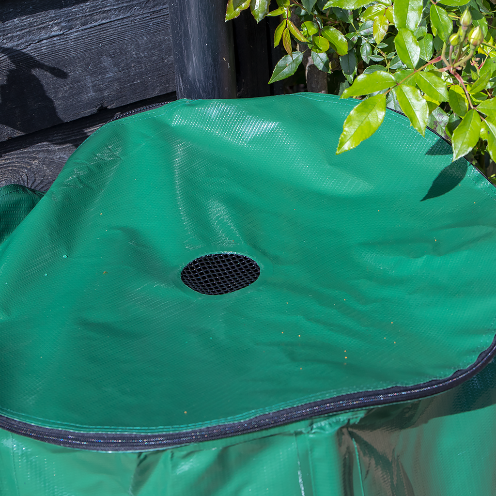 Dellonda Collapsible PVC Garden Water Butt with Lid & Drain Tap, 250L (DG9)