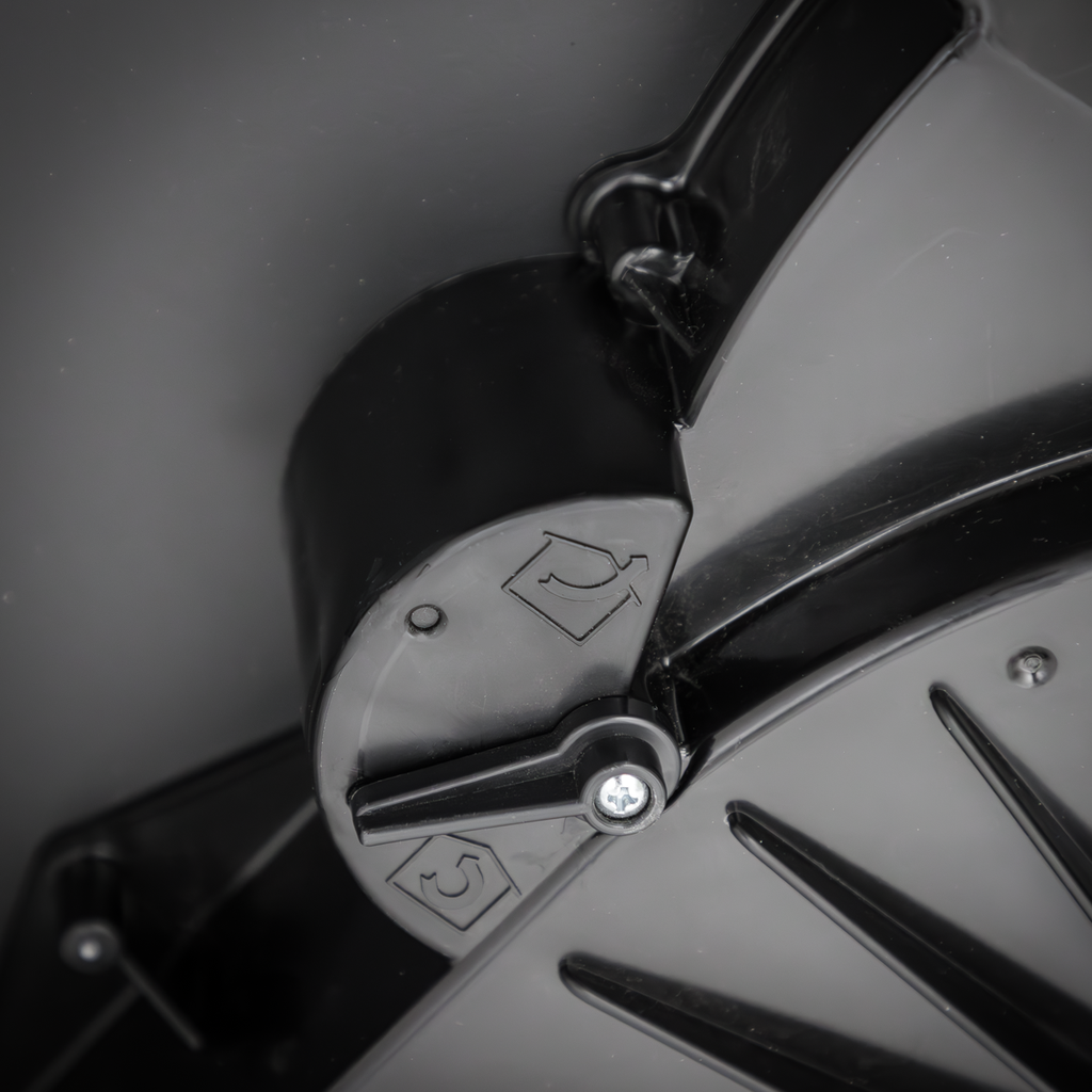 Baridi Visor Cooker Hood Extractor Fan 60cm, Black (DH107)