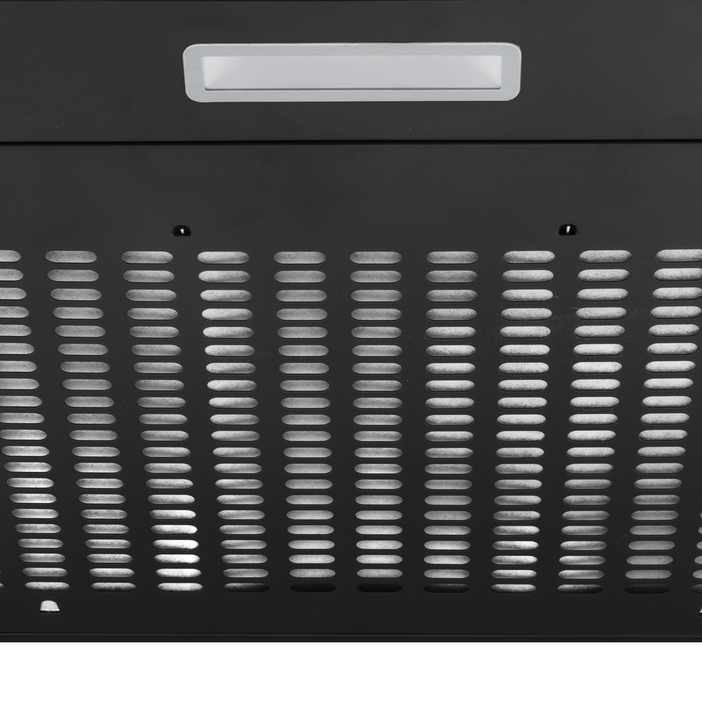 Baridi Visor Cooker Hood Extractor Fan 60cm, Black (DH107)