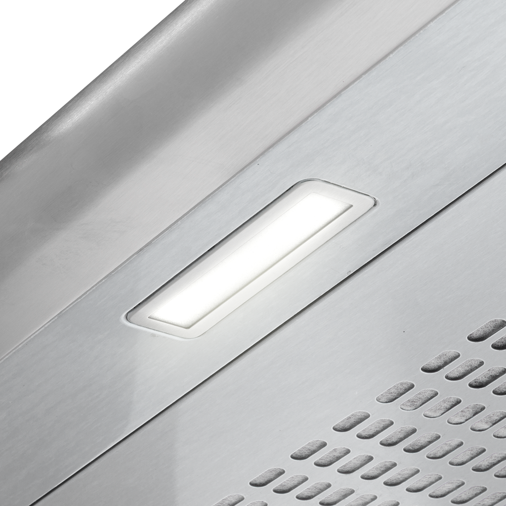 Baridi Visor Cooker Hood Extractor Fan 60cm, Stainless Steel (DH108) (Factory Refurbished B)