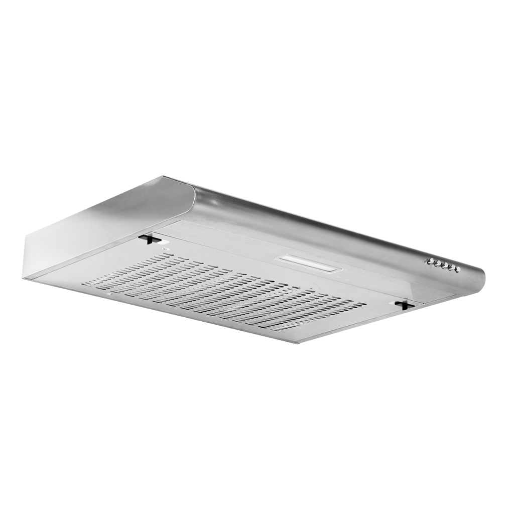 Baridi Visor Cooker Hood Extractor Fan 60cm, Stainless Steel (DH108) (Factory Refurbished B)