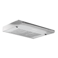 Baridi Visor Cooker Hood Extractor Fan 60cm, Stainless Steel (DH108) (Factory Refurbished B)